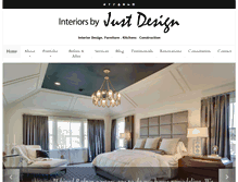 Tablet Screenshot of interiorsbyjustdesign.com